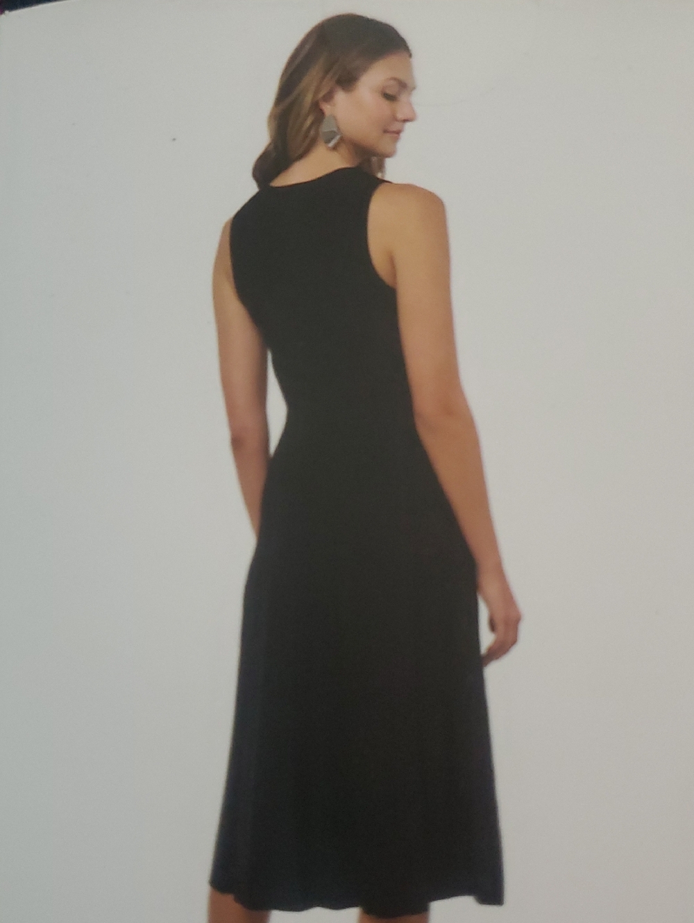 Edited by Remi Bader Black Pleated Midi Dress - Picture 2 of 3